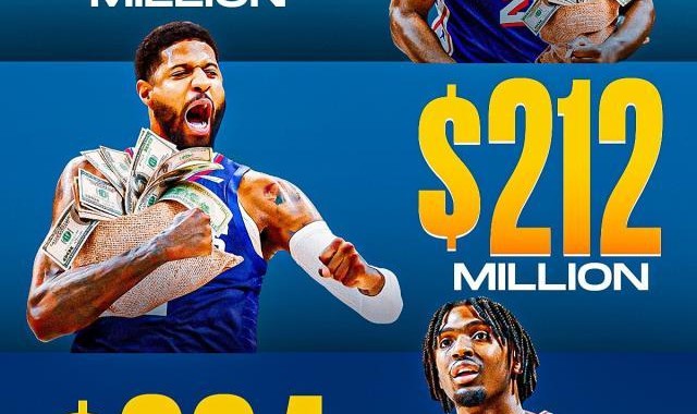 开云体育官方网址-手握三份2亿合同历史唯一 76人逆流而上组三巨头